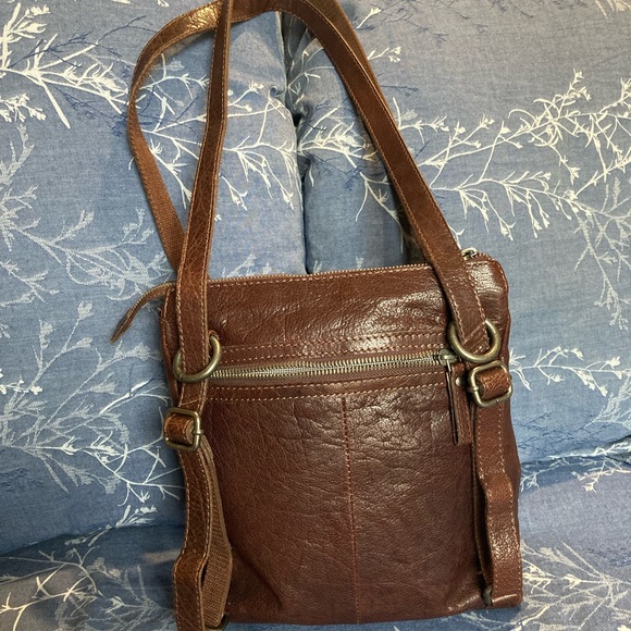 SPIKES AND SPARROW convertible bag to backpack leather - Picture 2 of 8